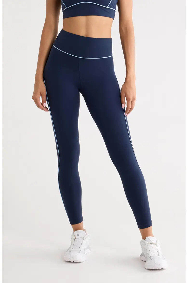 Studio Luxe High Waist 7/8 Piped Leggings (Women) | Nordstrom | Nordstrom