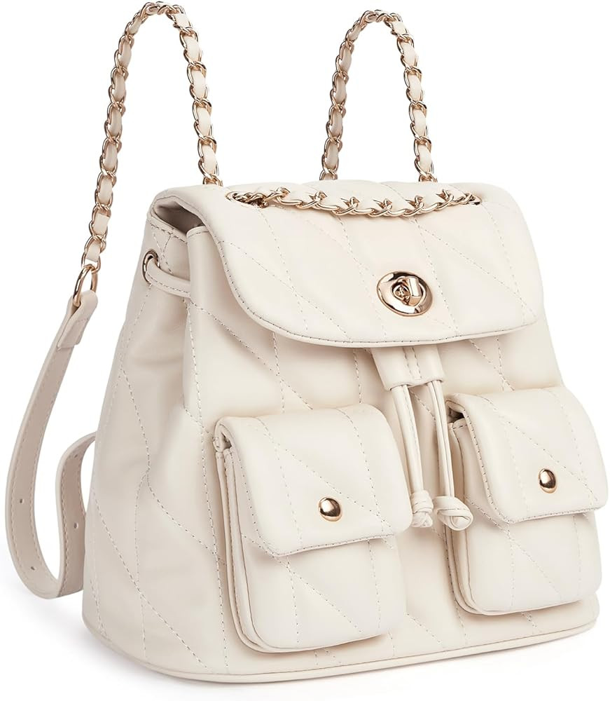 CLUCI Crossbody Bag for Women PU Leather Shoulder Bag, Convertible Small Tabby Backpack Purse for... | Amazon (US)