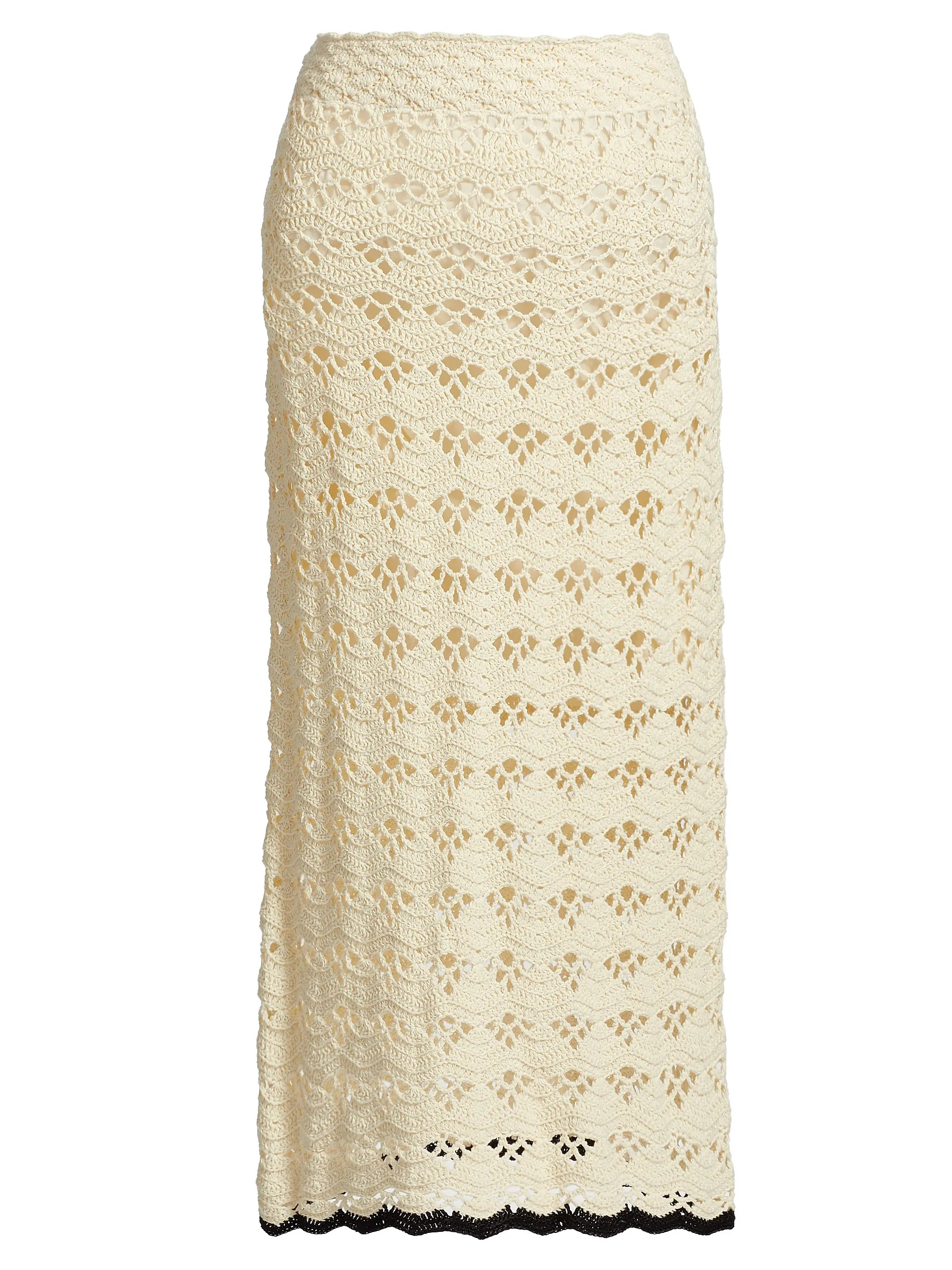 Rhiannon Crochet Midi-Skirt | Saks Fifth Avenue