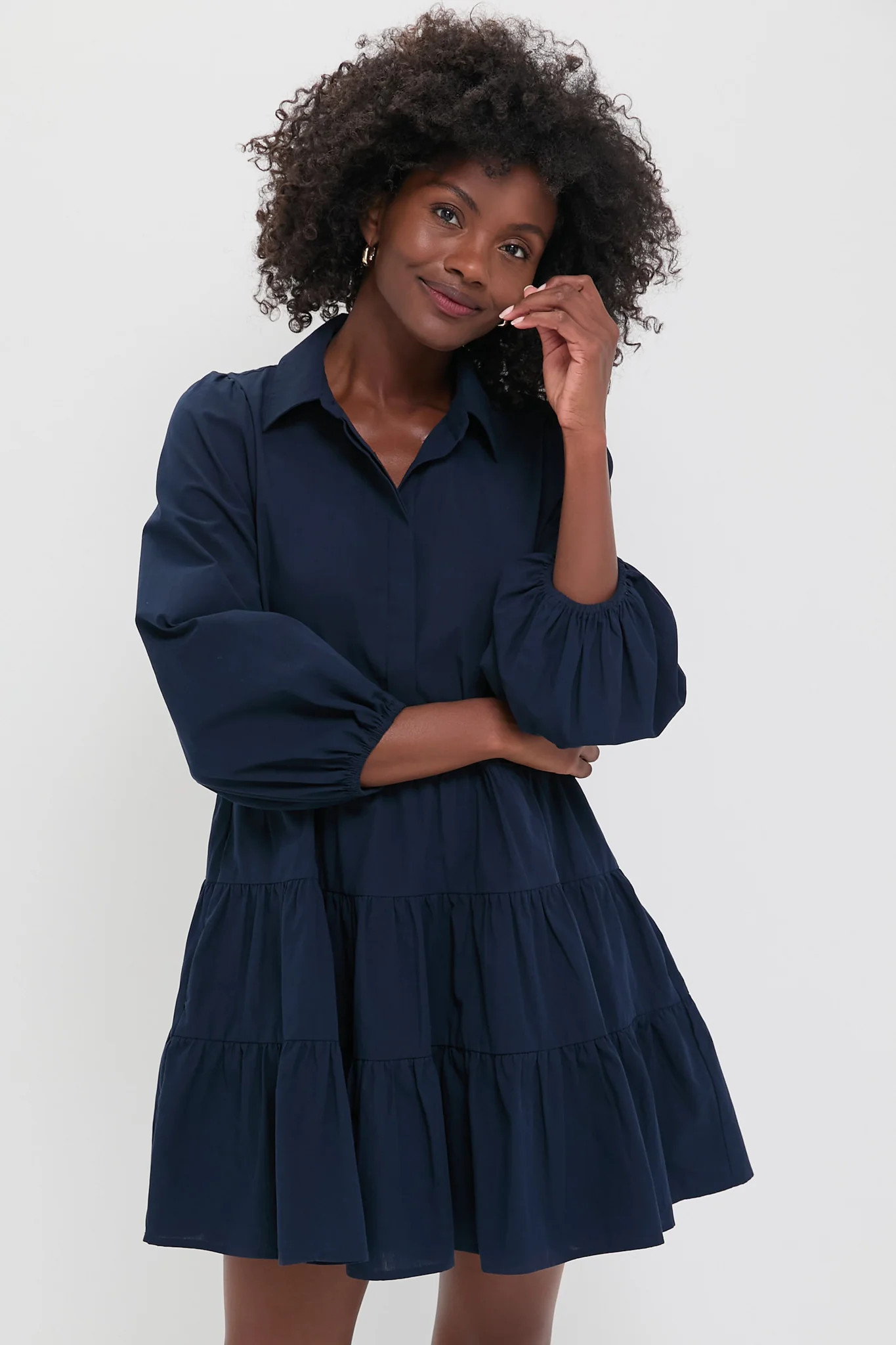 Navy Mabel Mini Dress | Tuckernuck (US)