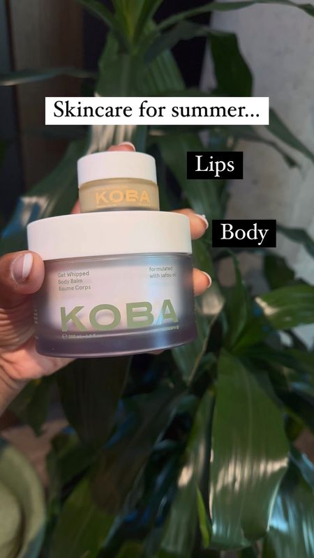 Getting my summer skin ready with Koba. The lip blam works wonders and can be used as an overnight mask. 
The body blam so far keeps me hydrated and well moisturized. 

Have you tried these brands before?? #skincare #body #skincareforthebody #Summerbeauty 

#LTKBeauty #LTKFindsUnder100 #LTKVideo