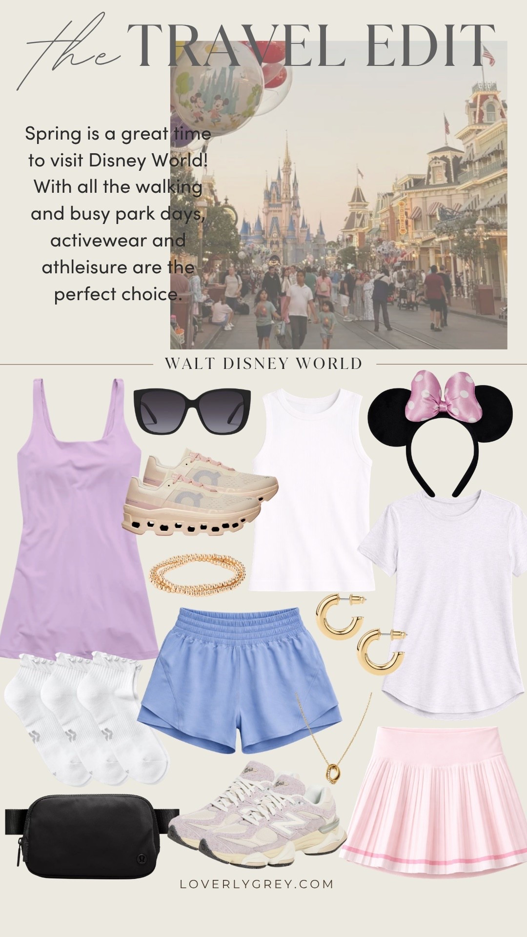 If you’re heading to Disney World for spring break, these finds are for you! Comfortable & cute athleisure is the way to go! 

Loverly Grey, Disney world outfit inspo, Disneyland, spring break, vacation, athleisure, activewear, mouse ears, active dress

#LTKTravel #LTKActive