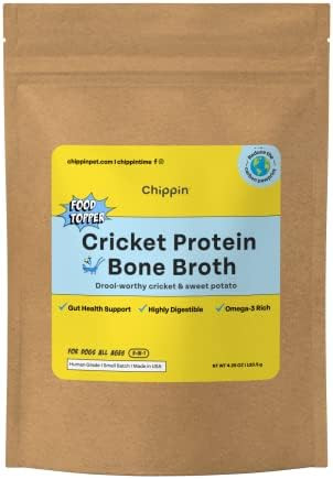 Chippin Cricket Bone Broth for Dogs | Dog Bone Broth and Topper for Picky Eaters | Tasty Flavor Boos | Amazon (US)