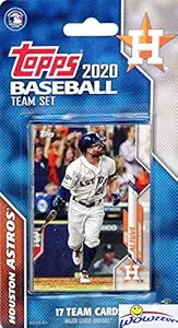 Houston Astros 2020 Topps Baseball EXCLUSIVE Special Limited Edition 17 Card Complete Factory Sea... | Amazon (US)