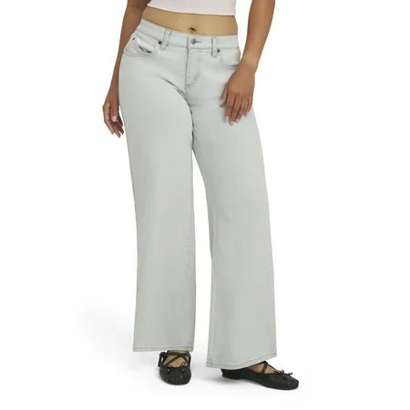 Mills by Millie Bobby Brown Women's Low Rise Boyfriend Denim Jeans, Sizes 00-18 | Walmart (US)