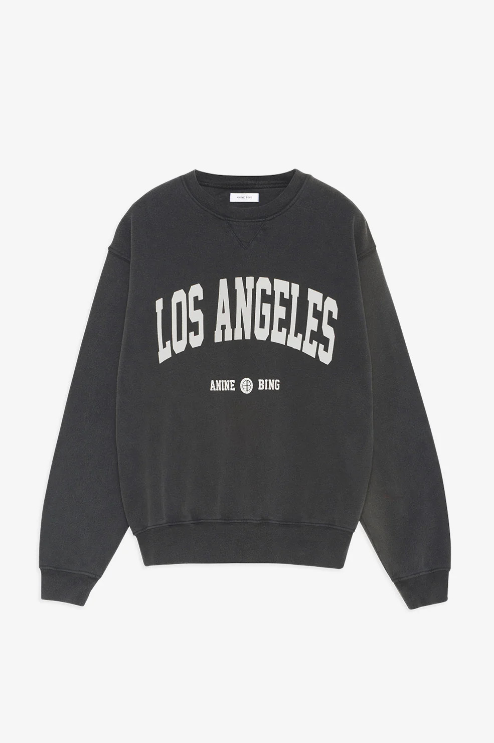 Ramona Sweatshirt Los Angeles - Washed Black | Anine Bing