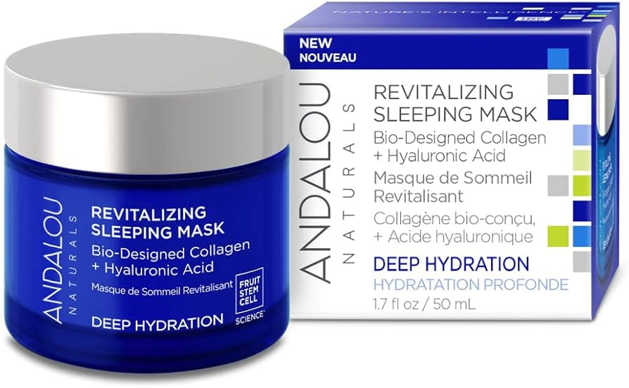 Andalou Naturals DEEP HYDRATION Revitalizing Sleeping Mask | Amazon (US)