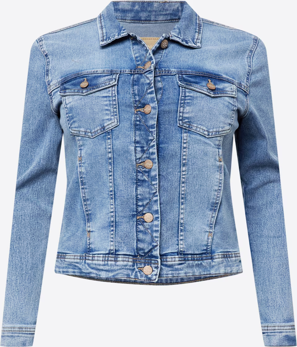 ONLY Carmakoma Jacke 'Wespa' in Blue Denim | ABOUT YOU | ABOUT YOU (DE)