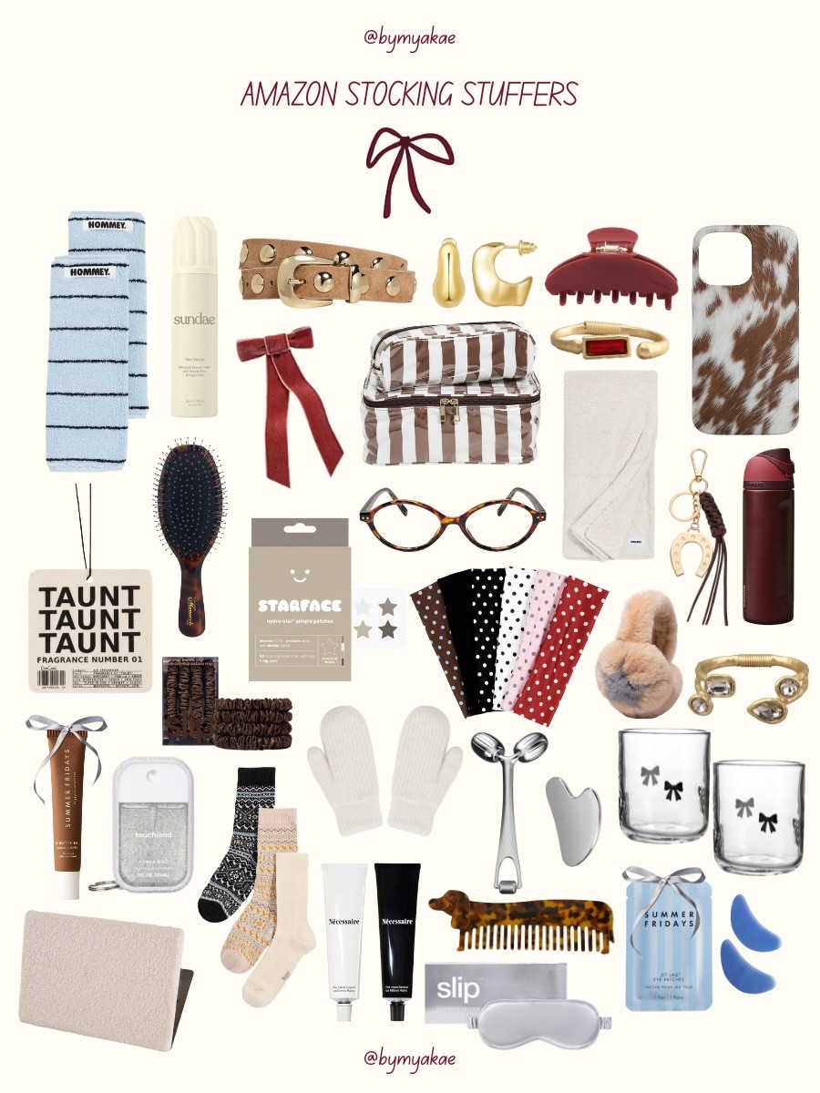 Amazon Stocking Stuffers | Chic Little Gifts

The best Amazon stocking stuffers that feel elevated, useful, and gift-worthy. Think beauty minis, cozy socks, hair accessories, jewelry organizers, lip care, self-care essentials, and everyday little luxuries. These affordable Amazon finds are perfect for stocking stuffers for her, last-minute gifts, holiday gifting, or adding thoughtful extras to any present.

amazon stocking stuffers, gift ideas for her, amazon gift ideas, small gifts, beauty stocking stuffers, cozy essentials, holiday gift guide, affordable gifts

#AmazonFinds #StockingStuffers #GiftIdeas #HolidayGifts #AmazonGifts #PinterestFinds #AffordableLuxury #GiftGuide 

 #LTKGiftGuide #LTKHoliday #LTKSeasonal