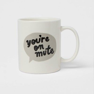 15oz Stoneware You're On Mute Mug - Room Essentials™ | Target