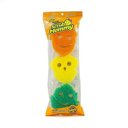 Scrub Daddy Scrub Mommy Special Edition Fall - Scratch-Free Multipurpose Dish Sponge - BPA Free & Made with Polymer Foam - Stain & Odor Resistant Kitchen Sponge (3ct) | Amazon (US)