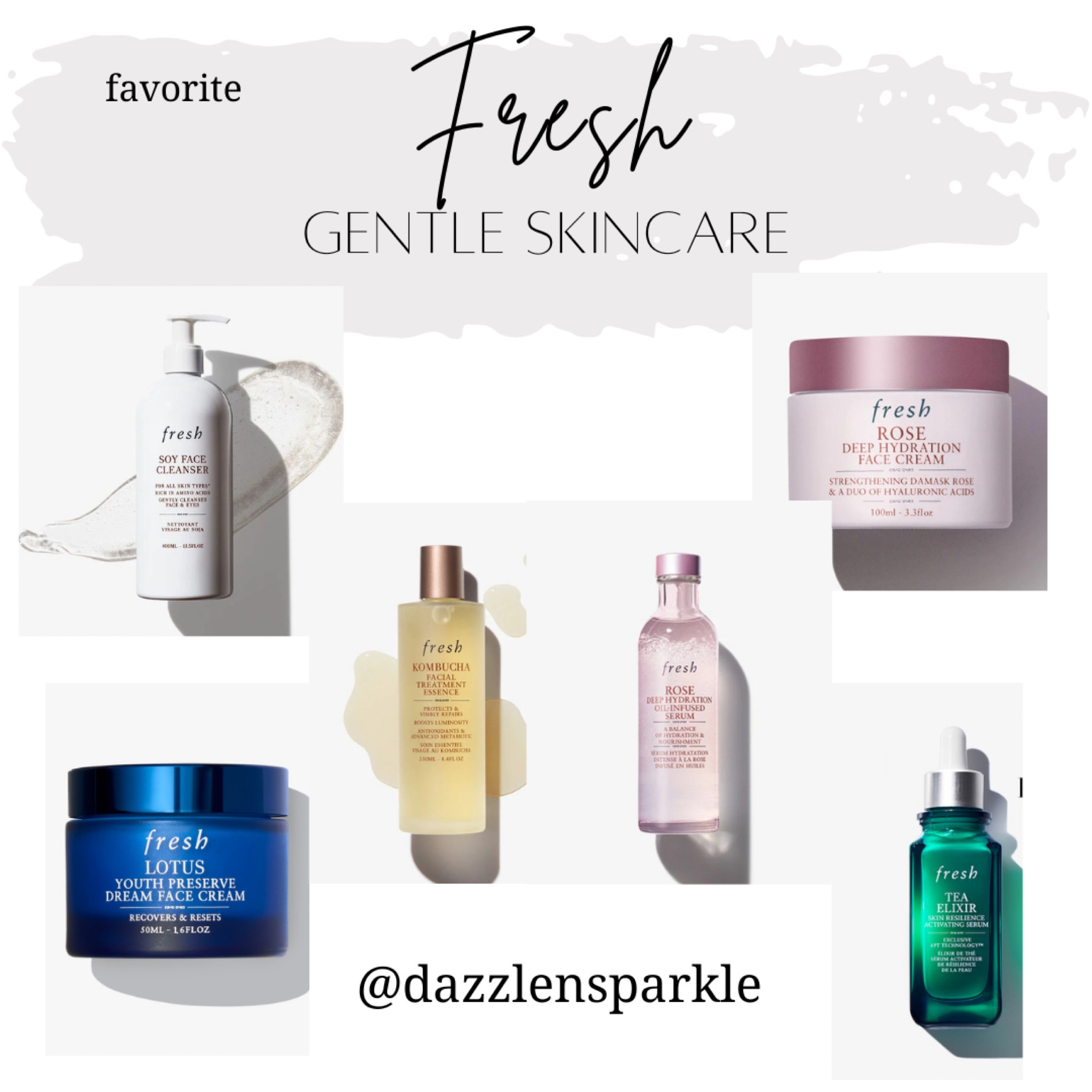 Skincare for all skin types. 

#dazzlensparkle #fresh

#LTKBeauty #LTKCyberWeek #LTKGiftGuide