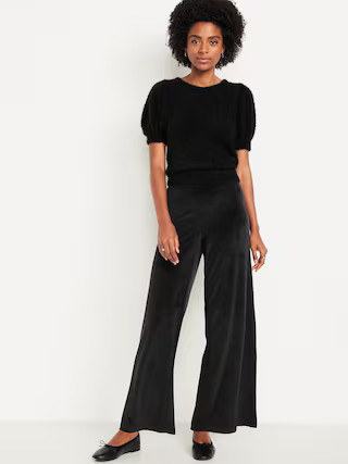High-Waisted Super Wide-Leg Leggings | Old Navy (US)