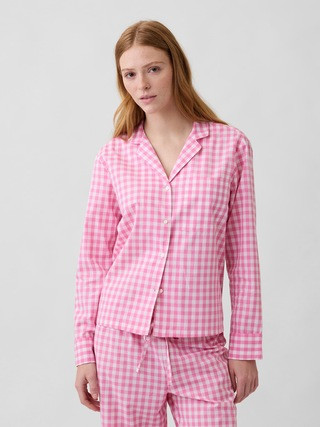 Poplin PJ Shirt | Gap Factory