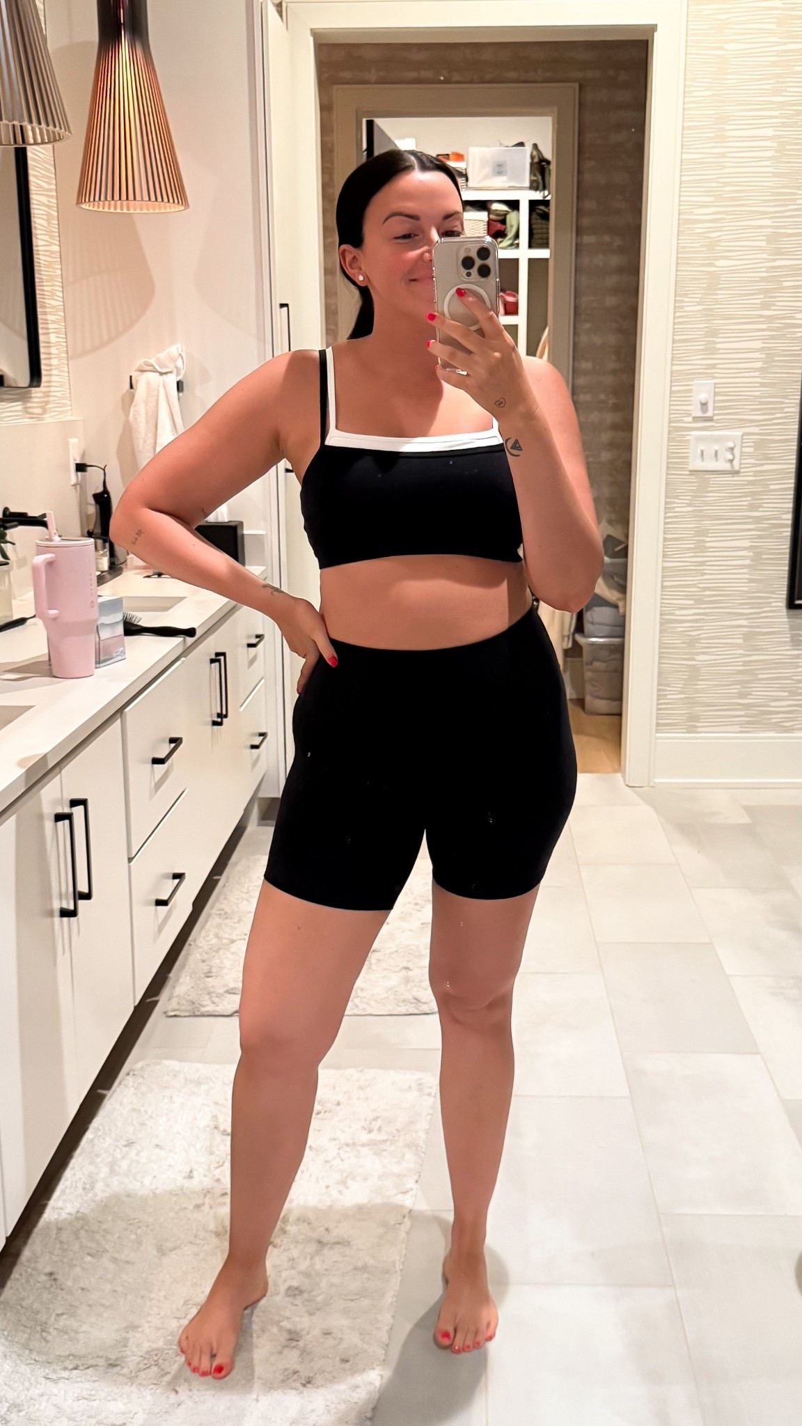 YPB activewear all on sale at Abercrombie! Take an extra 15% off with AFTIA. I’m in a M sports bra bra+bike shorts

#LTKSaleAlert #LTKActive #LTKFindsUnder50