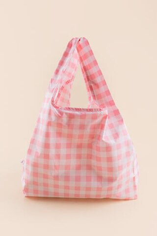 KIND BAG London Gingham Medium Recycled Reusable Tote | Francesca's