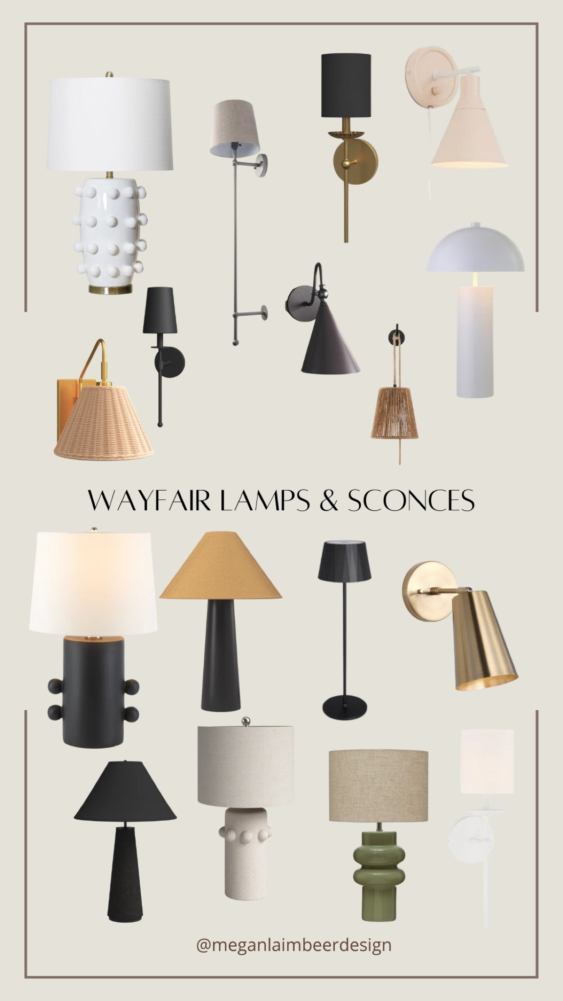 Wayfair lamps and sconces 

#LTKsalealert #LTKhome