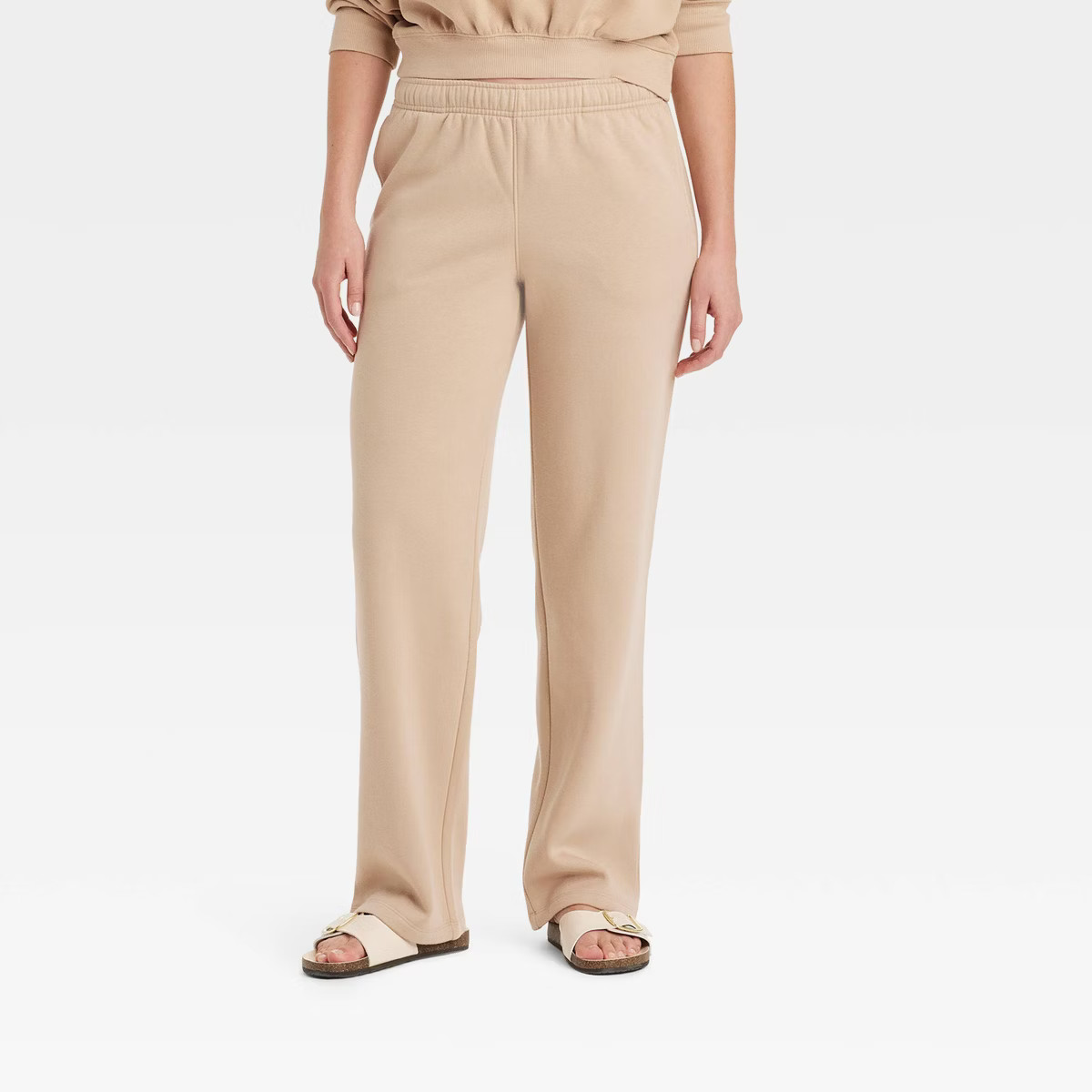 Women's Leisure Studio Mid-Rise Knit Straight Leg Sweatpants - Universal Thread™ | Target