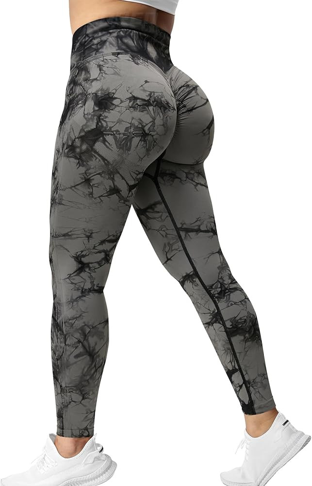 YEOREO Scrunch Butt Lift Leggings for Women Workout Yoga Pants Ruched Booty High Waist Seamless L... | Amazon (US)