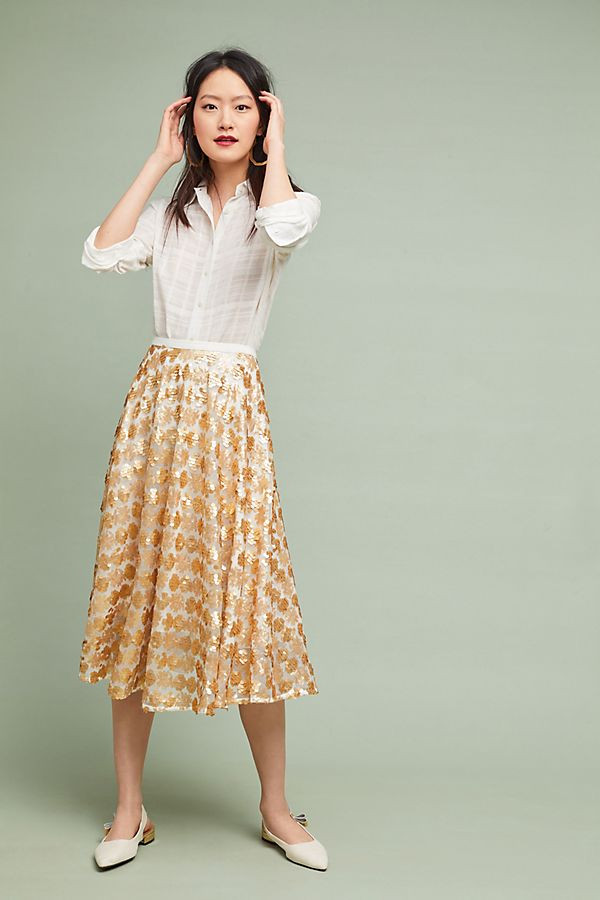 Sequin Dazzler Skirt | Anthropologie (US)
