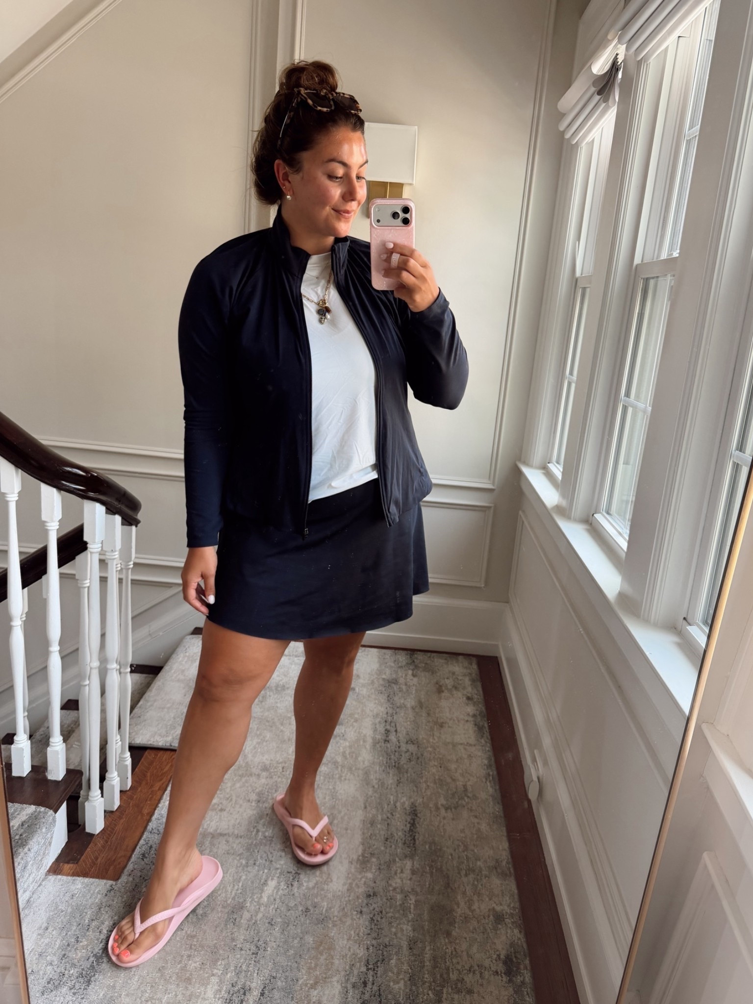 Wearing size 1X in jacket & skort.

#LTKSeasonal #LTKActive #LTKMidsize