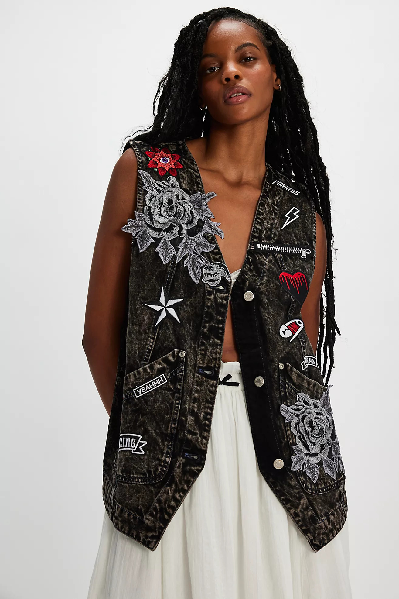 Tricia Fix Valerie Patch Vest | Free People (Global - UK&FR Excluded)