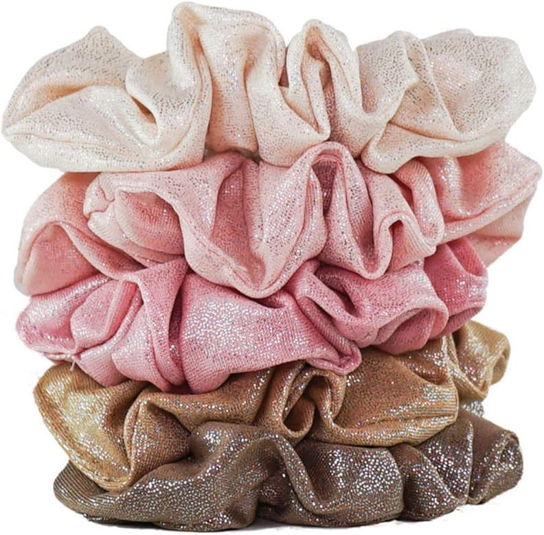 Kitsch Women's Metallic Scrunchies | Amazon (US)