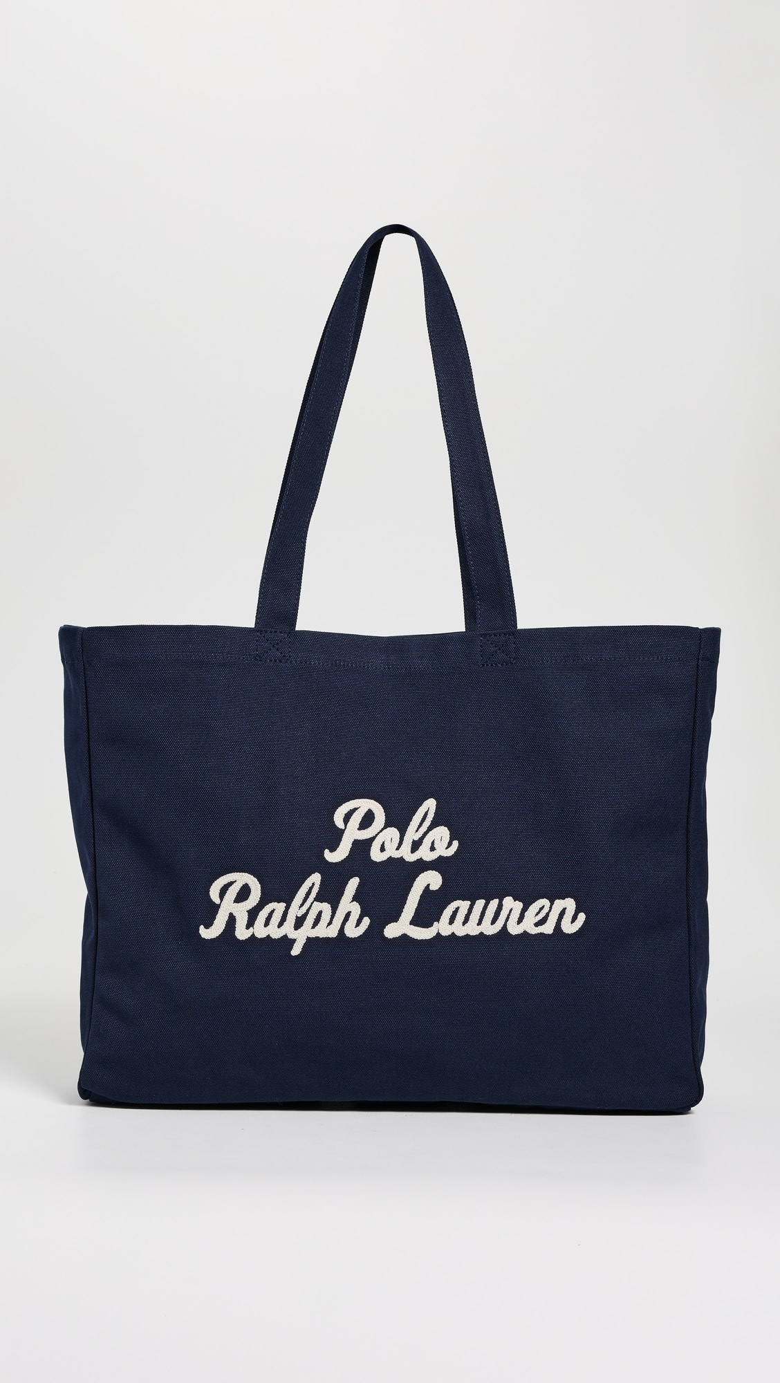 Canvas Polo RL Script Tote | Shopbop