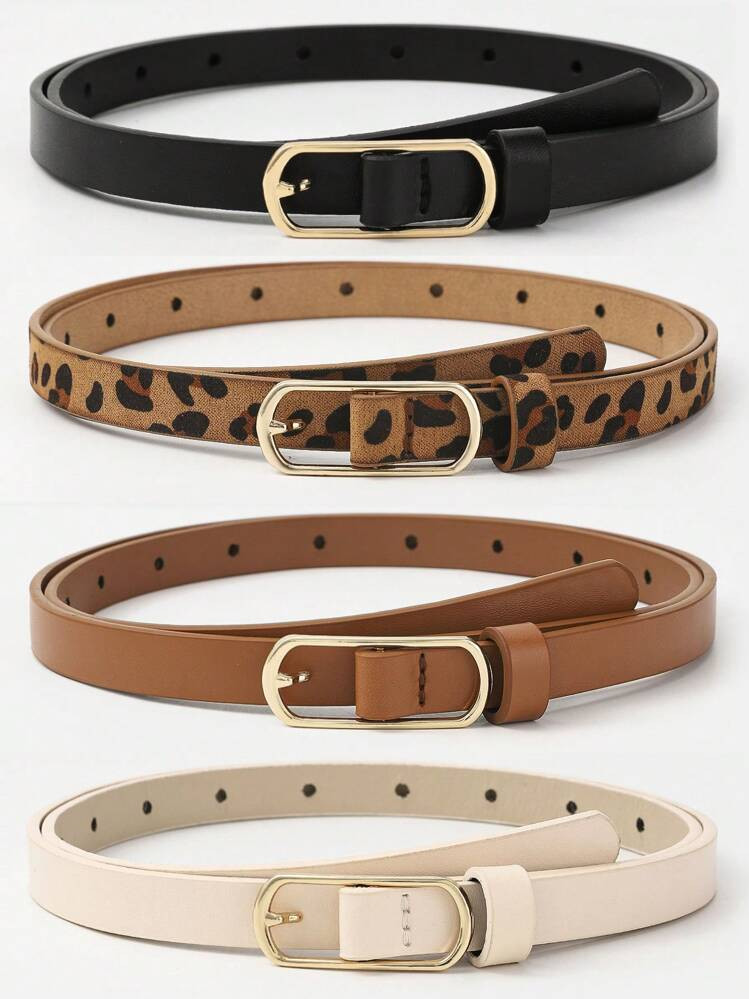 4 Pieces Of Oval Hook Buckle Buckles, Fashionable Decoration, Popular And Versatile, Suitable For... | SHEIN