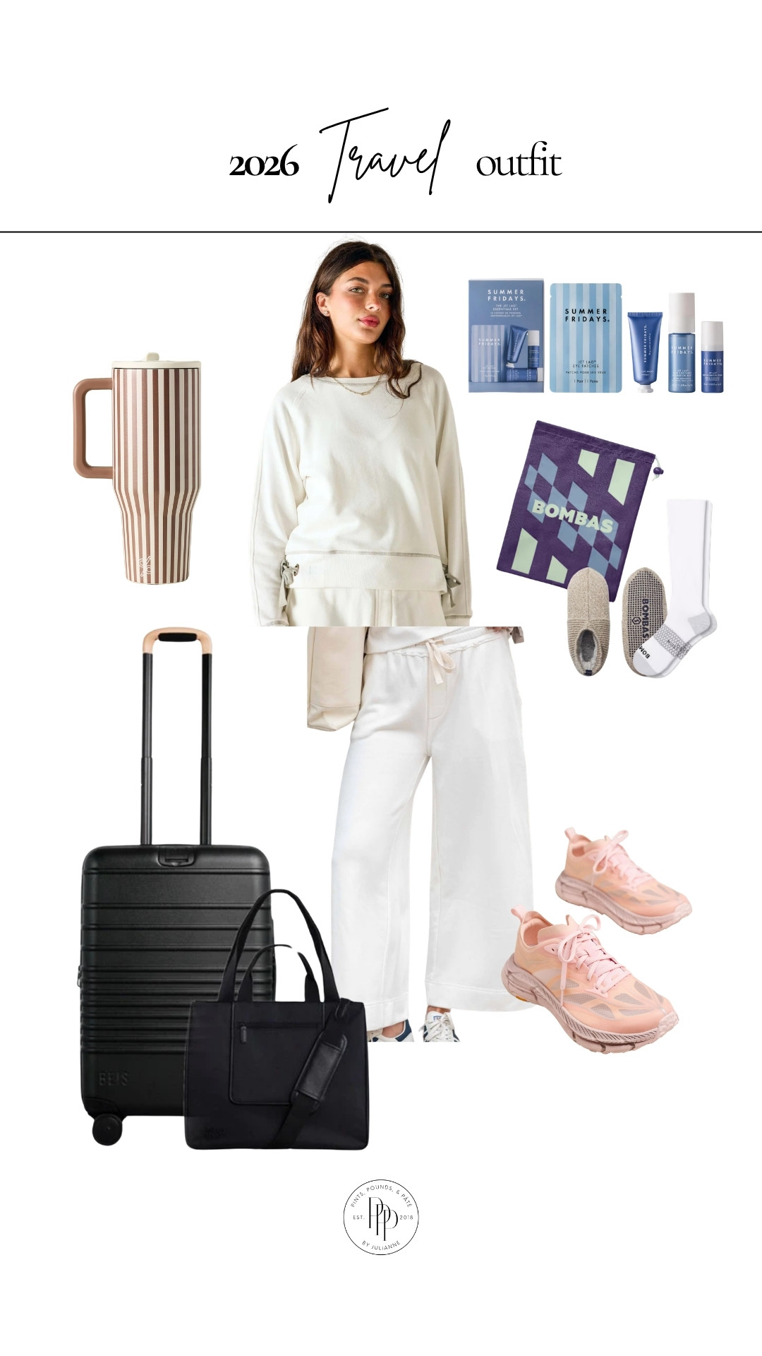 The comfiest travel day outfit with all the little extras you’ll want to carry on! ✈️☁️ 

 #LTKootd #LTKSaleAlert #LTKTravel