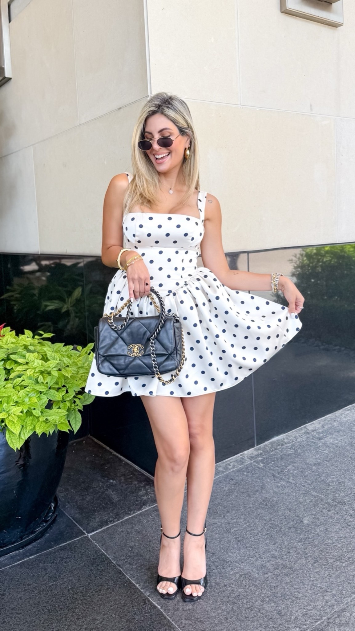 A cute polka dot, but elevated! Wearing a size S for reference! It’s super flattering!!

#LTKdayinmylife #LTKgrwm #LTKootd