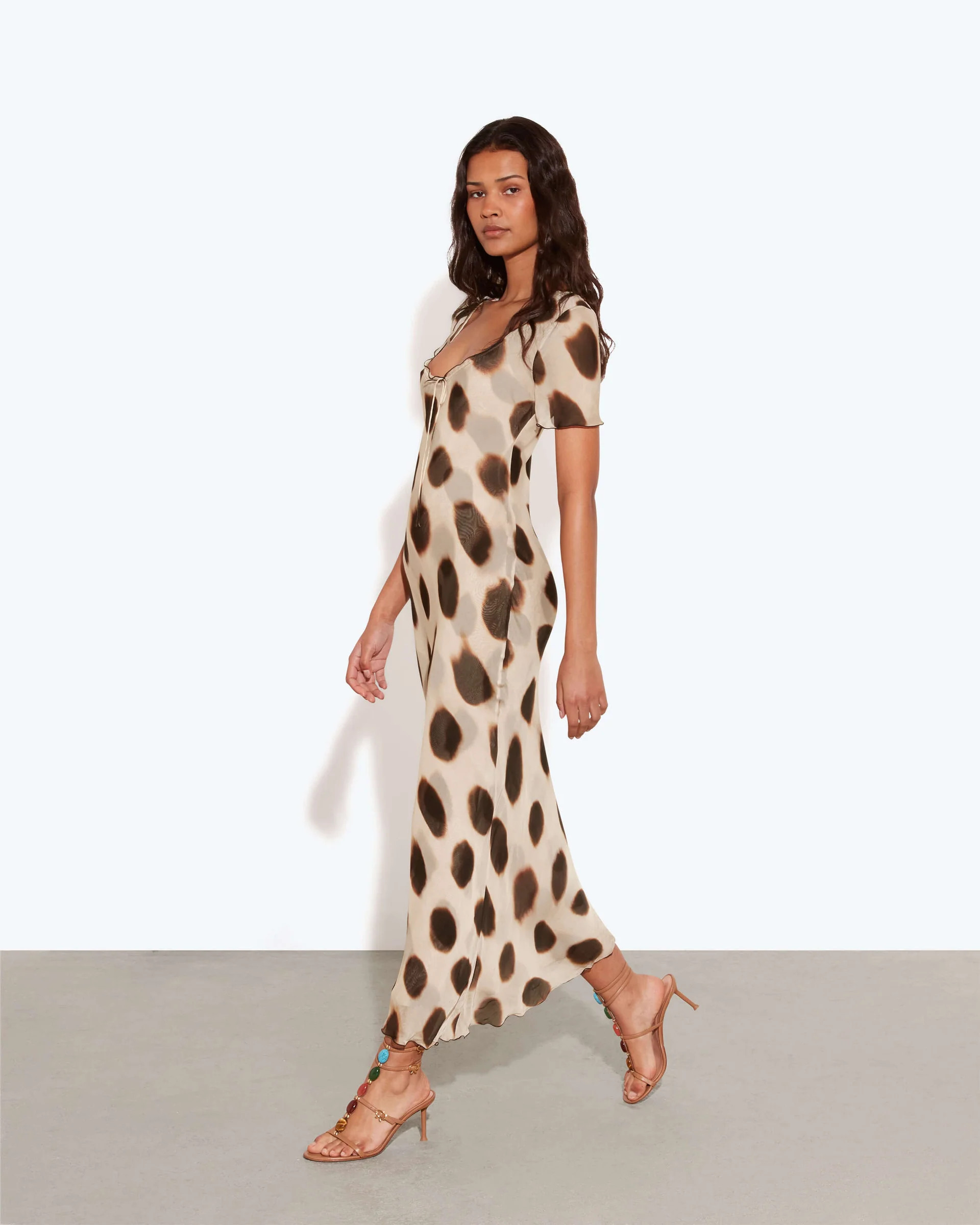 ANESSA DRESS ANIMAL DOT | Rat & Boa