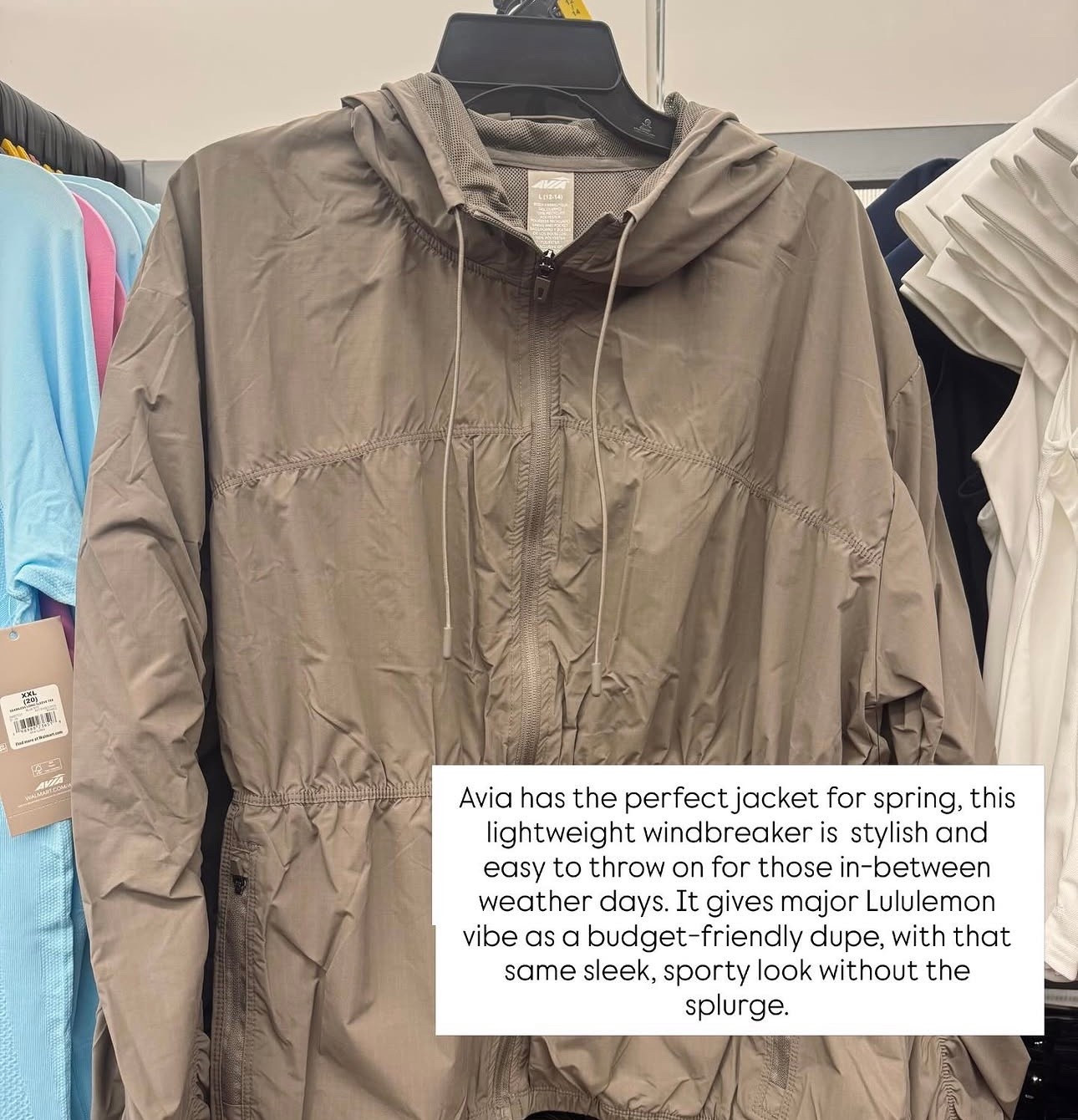 Windbreaker jacket Avia brand 

#LTKMidsize #LTKmomlife #LTKMothersDay