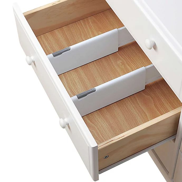 OXO Good Grips® Expandable Dresser Drawer Divider (Set of 2) | Bed Bath & Beyond | Bed Bath & Beyond