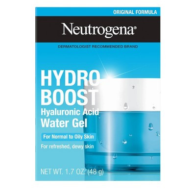 Neutrogena Hydro Boost Water Gel Face Moisturizer for Normal to Oily Skin - 1.7oz: Contains Hyaluronic Acid, Paraben-Free, Aluminum-Free | Target