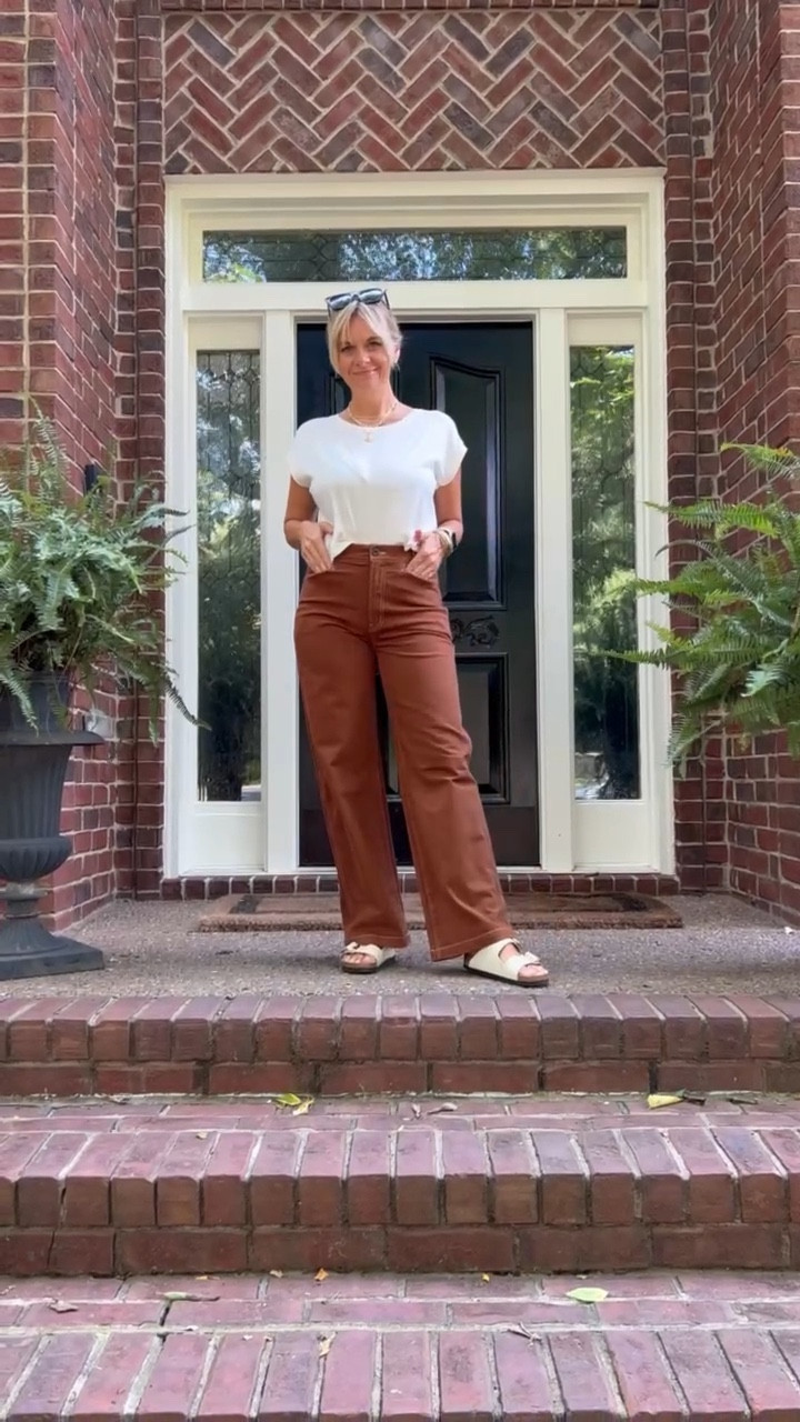 A fun, warm, fall day, luck! And if it’s cool, grab your favorite denim or leather jacket to layer over the top!  Pants are currently on sale!

#LTKsalealert #LTKSeasonal #LTKstyletip