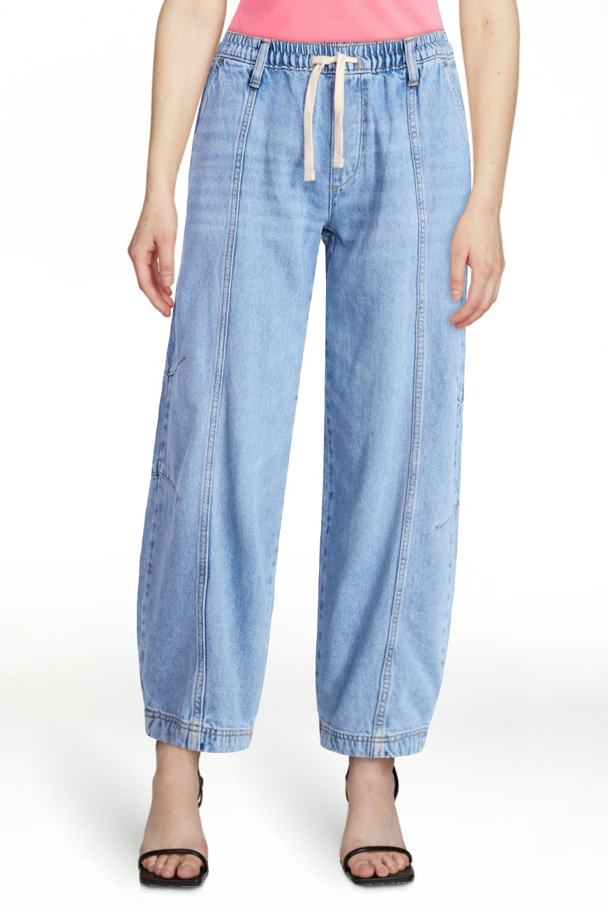 Scoop Women's Pull-On Cropped Barrel Pants, Sizes XS-XXL | Walmart (US)