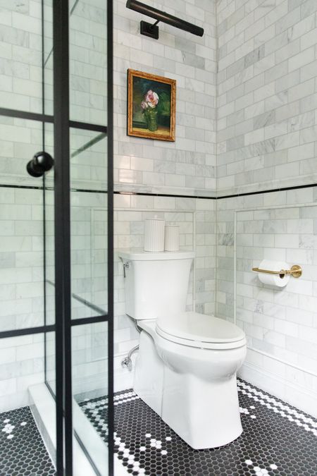 Greta’s bathroom 🖤

Brass toilet paper roll, picture light, vintage flower painting

#LTKhome #LTKSeasonal