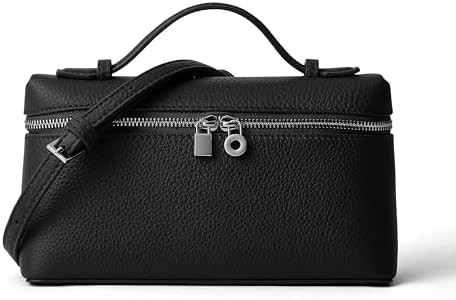 DORIS&JACKY Small Leather Crossbody Bag for Women Designer Mini Top Handle Clutch Phone Bag with ... | Amazon (US)