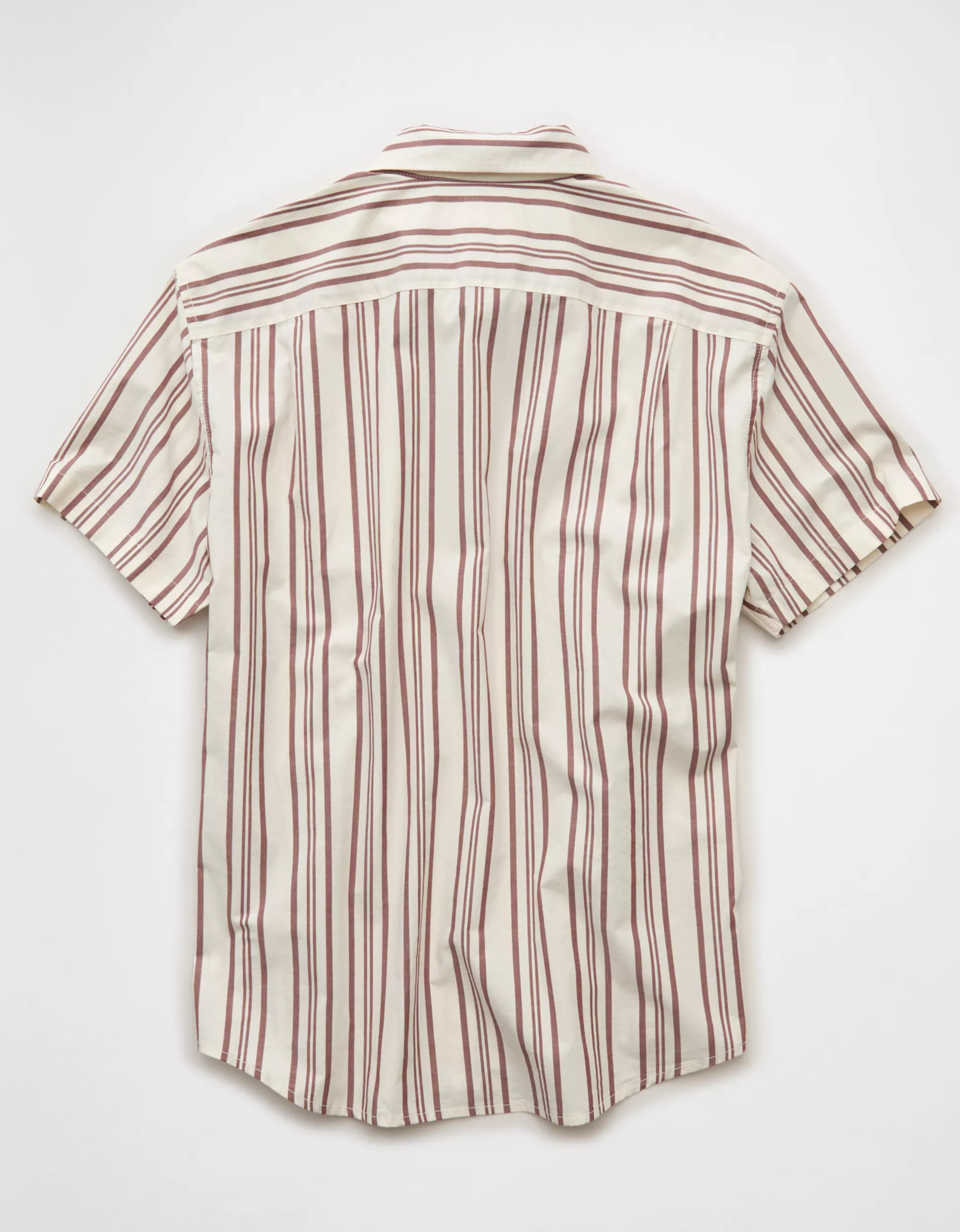 AE Standard Fit Poplin Button-Up Shirt | American Eagle Outfitters (US & CA)
