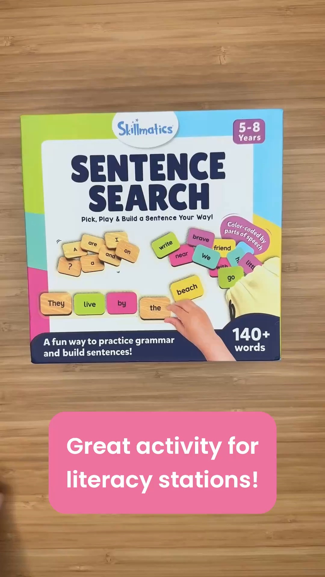This activity from @Skillmatics would be great at a literacy station or literacy center!