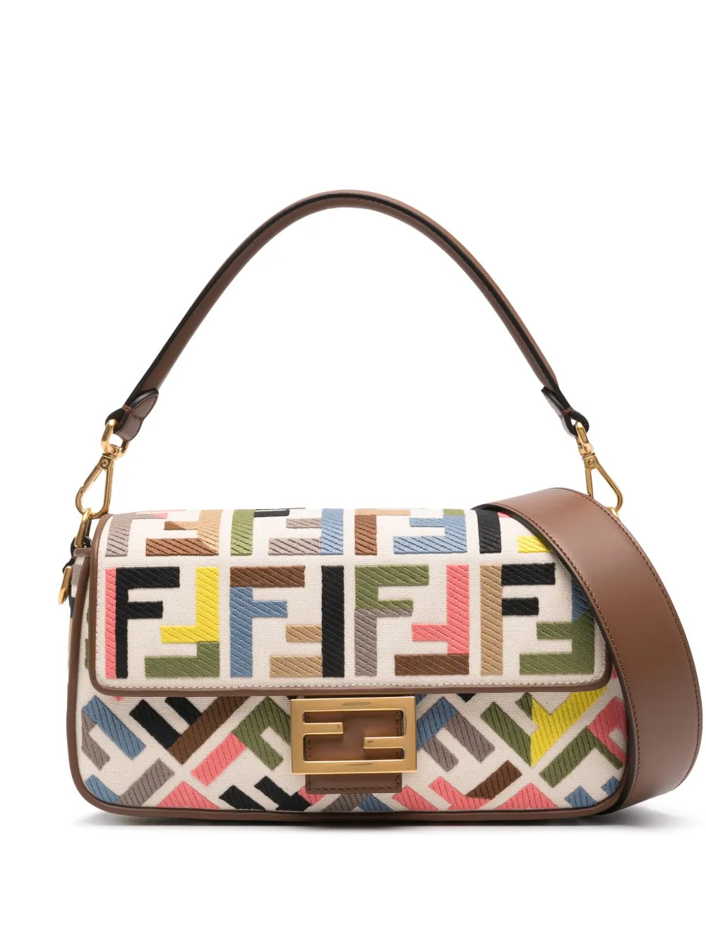 Baguette canvas shoulder bag | Farfetch Global