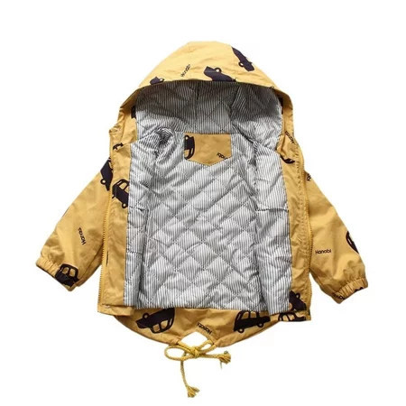 Winter Clothes for Toddler Girls Toddler Kids Baby Boy Girl Hooded Warm Thick Jacket Coat Outwear New Fall Jackets Winter Outerwear Yellow 110 | Walmart (US)