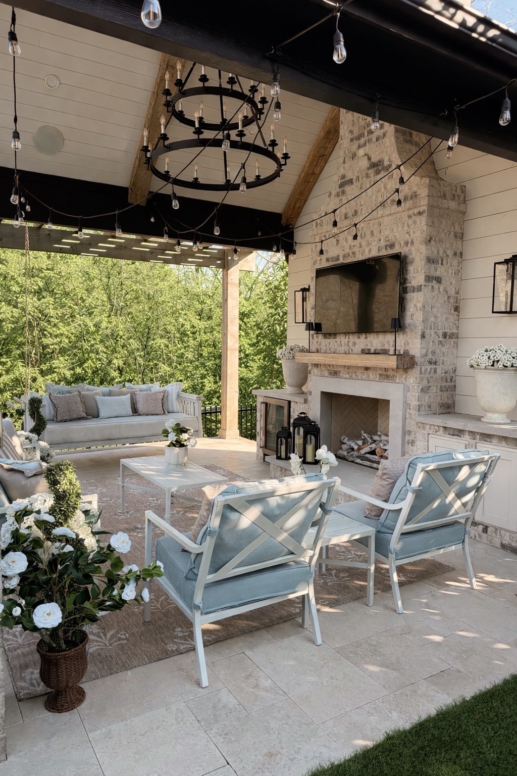 Patio season is officially here! Bring your outdoor space back to life with our beautiful Cambria outdoor furniture, and outdoor rugs and pillows!  

 #LTKSeasonal #LTKHome