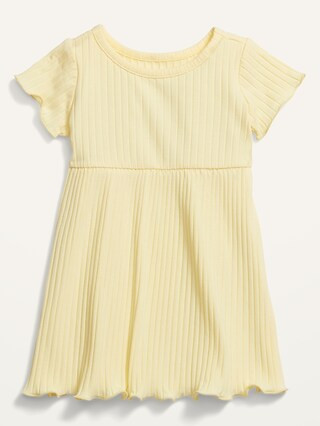 Short-Sleeve Rib-Knit Dress for Baby | Old Navy (US)