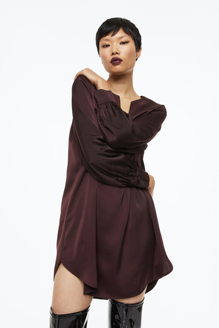 Satijnen jurk | H&M (DE, AT, CH, NL, FI)