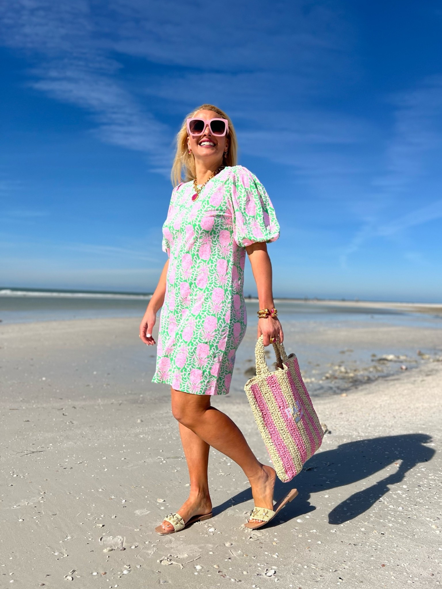 ☀️LILLY PULITZER SUNSHINE SALE: Summer is in full swing. Lilly dresses are always so bright and cheerful! Perfect for vacation. Up to 70% off select items right now!

🫶🏻Pair your Lilly Pulitzer dress with @julievos jewelry and you are beach resort ready!

👜Linking all beach accessories too.

Wearing a medium.

#lillypulitzer #beachresort #julievos

#LTKSeasonal #LTKOver40 #LTKSaleAlert #LTKTravel #LTKgrwm #LTKootd #LTKMidsize #LTKU #LTKSwim