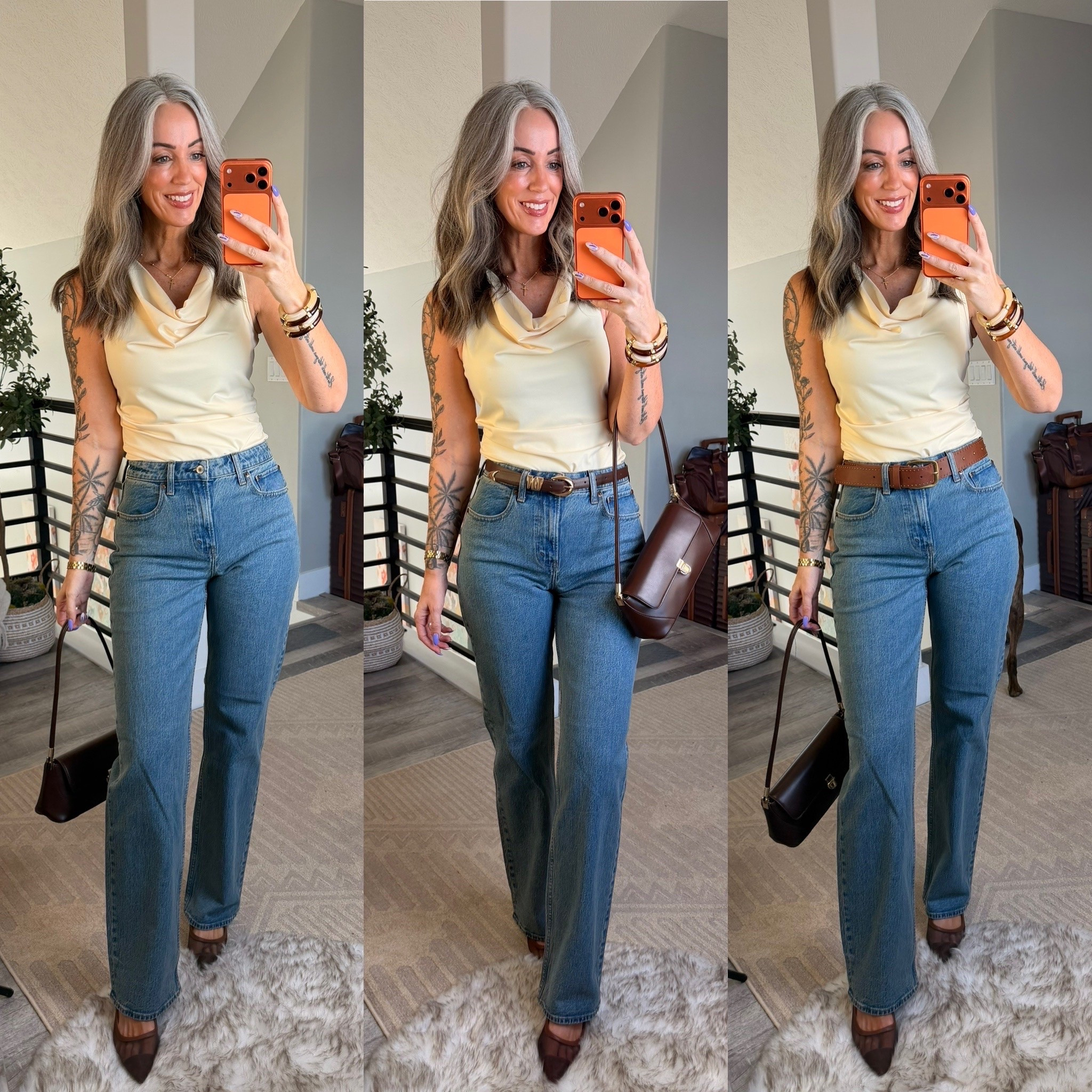 No belt, skinny belt or wide belt with these straight leg @abercrombie jeans!

#LTKOver40 #LTKootd #LTKgrwm