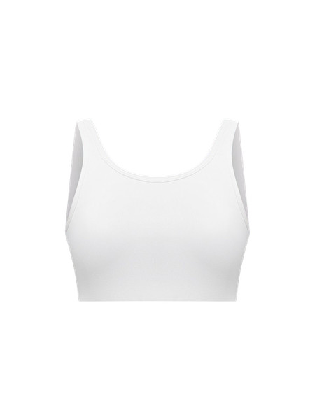 Nulu Ribbed Scoop-Neck Bra | Lululemon (US)