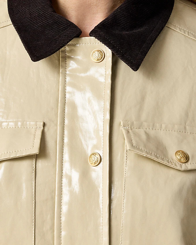 Collection Barn Jacket™ in laminated linen | J. Crew US